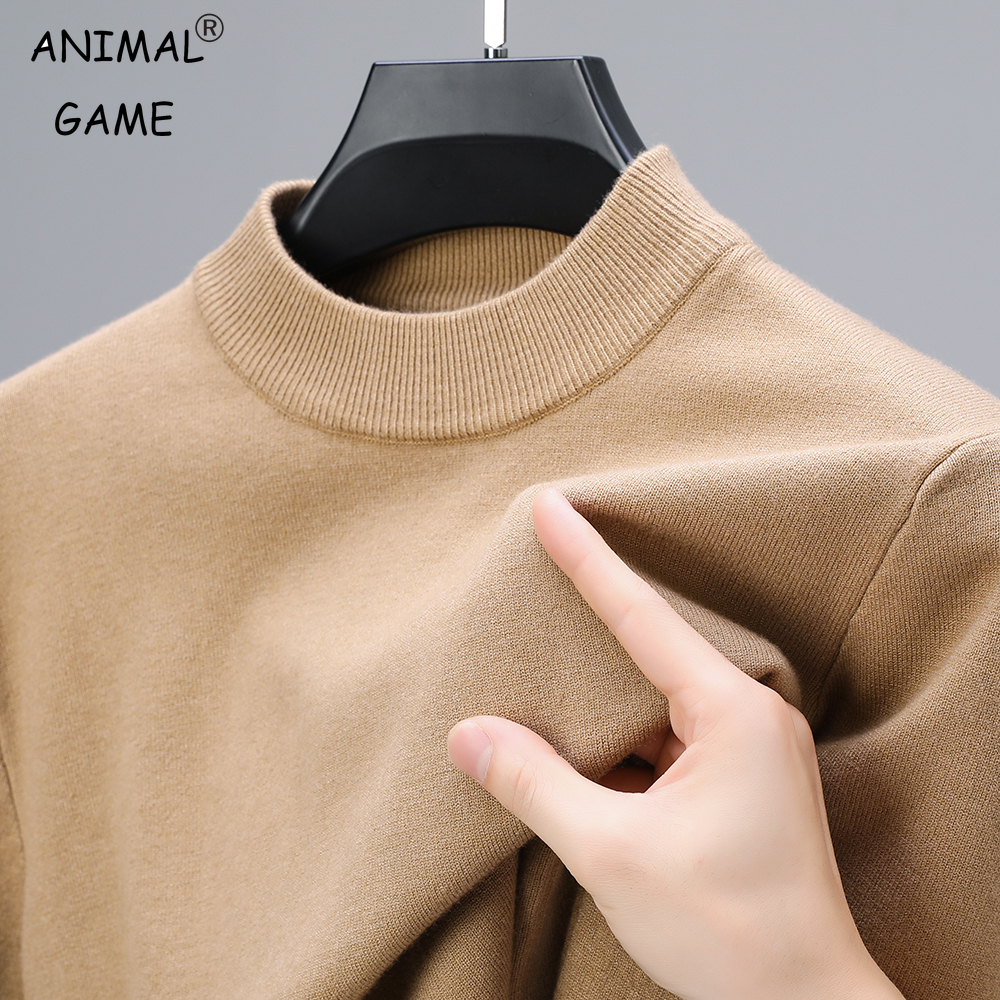 Winter Clothing Brands - Half Turtleneck Knitwear Sweater New Autumn/Winter