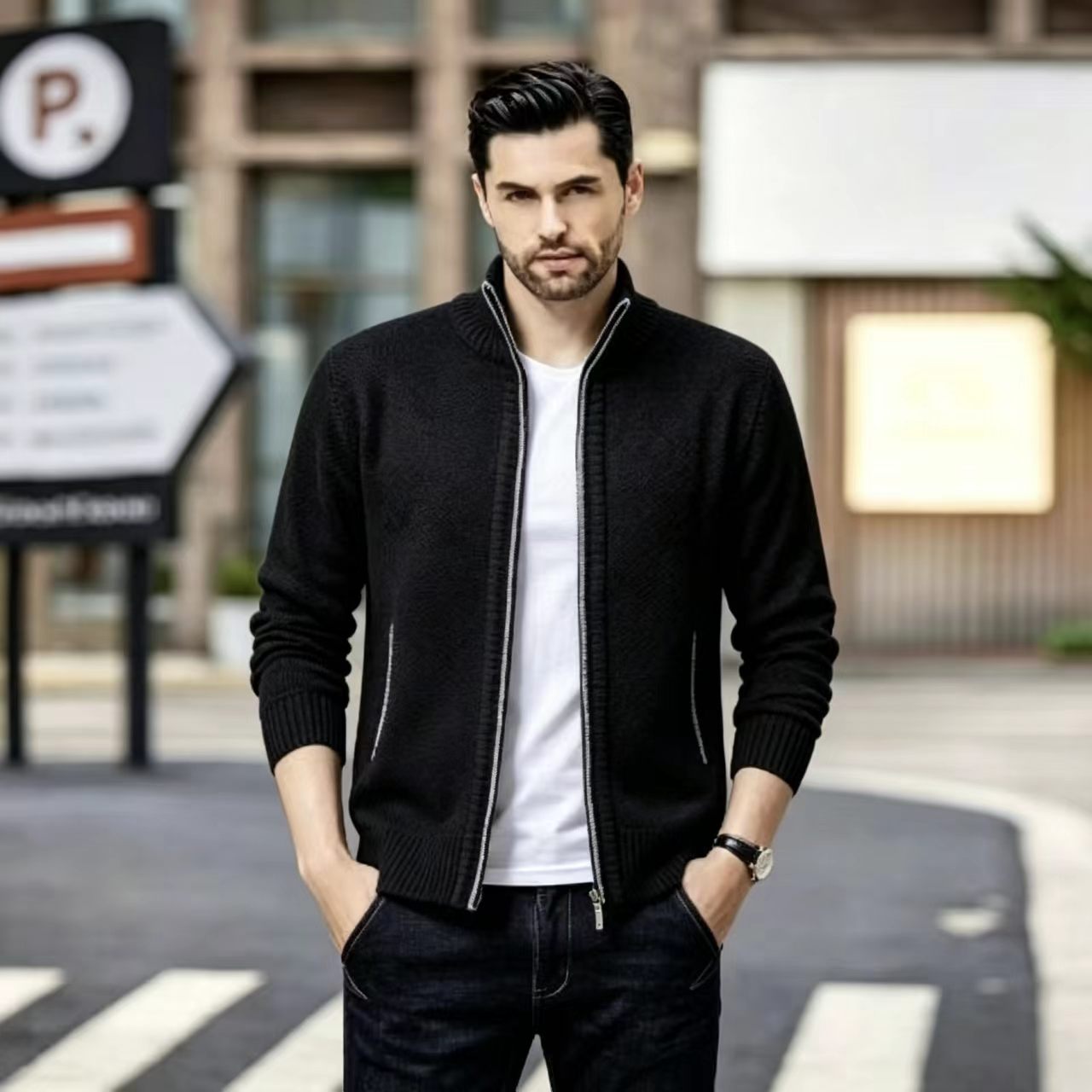 Winter Clothing Line - 2026 New Luxury Knitted Sweater Cardigan