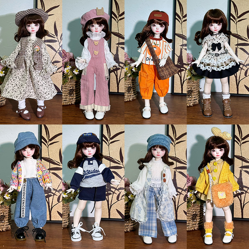 Winter Clothing Girls - 30cm BJD Doll Clothes for Girls