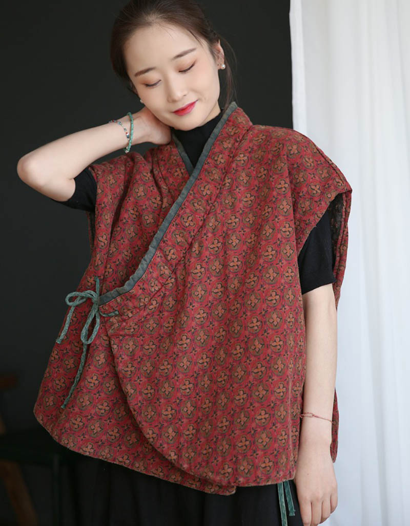 Thin Cotton Vest Retro Hanfu W - Padded Vest Gilet recensie en prijs