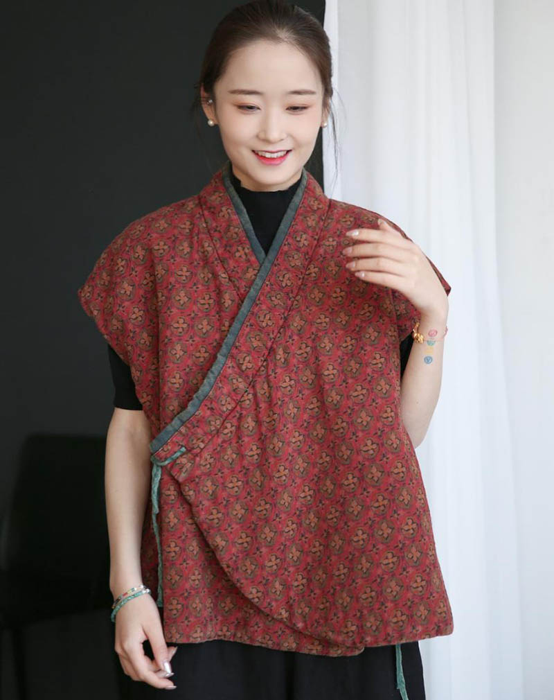 Thin Cotton Vest Retro Hanfu W - Padded Vest Gilet recensie en prijs