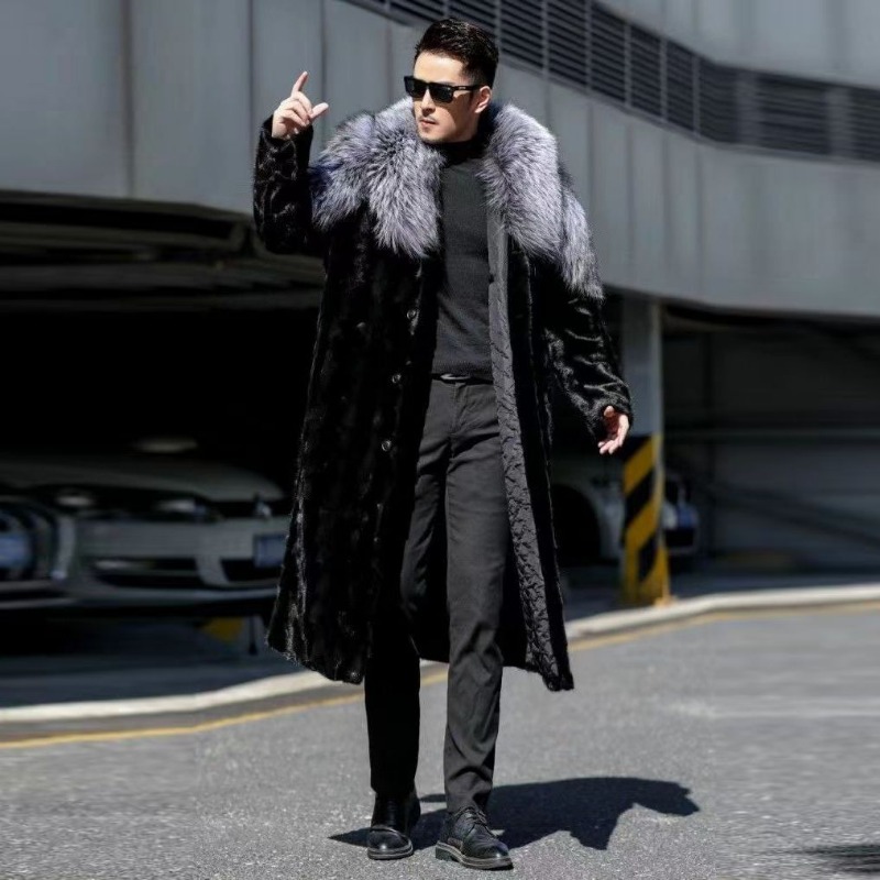 Men's Faux Mink Coat Winter Lo - Winter Clothing Brands recensie en prijs