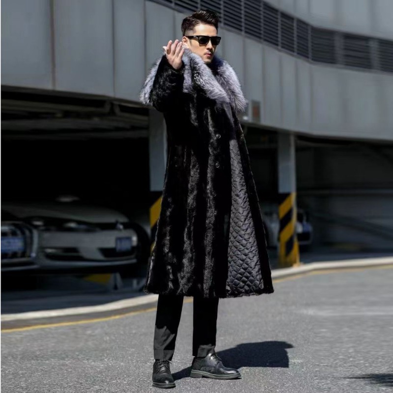 Men's Faux Mink Coat Winter Lo - Winter Clothing Brands recensie en prijs