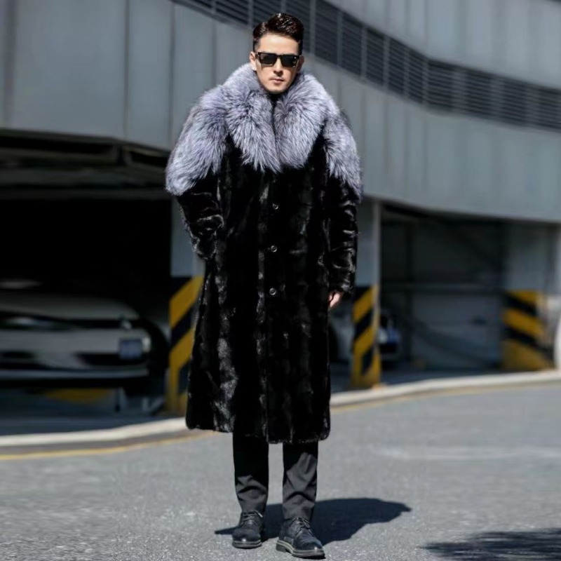 Men's Faux Mink Coat Winter Lo - Winter Clothing Brands recensie en prijs