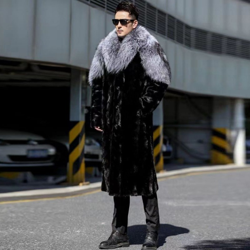 Men's Faux Mink Coat Winter Lo - Winter Clothing Brands recensie en prijs