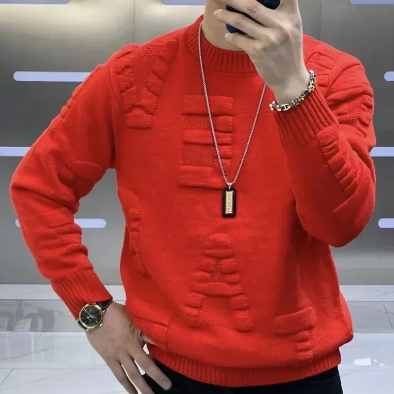 Men's Clothing Green Knit Swea - Winter Clothing Korean recensie en prijs