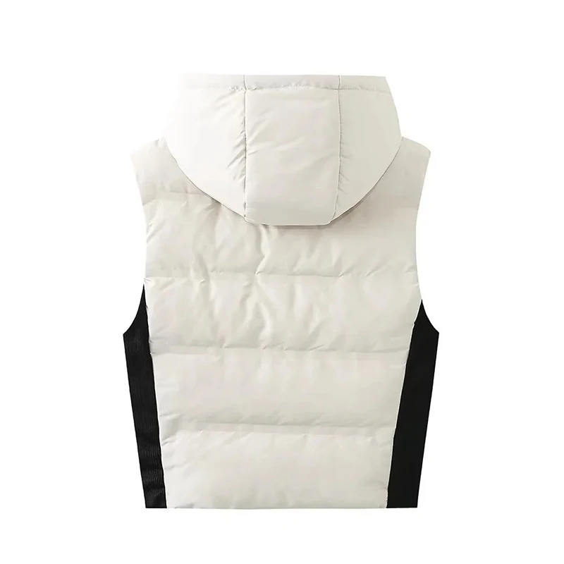 Cotton Padded Jacket Hooded Ve - Padded Vest Gilet recensie en prijs