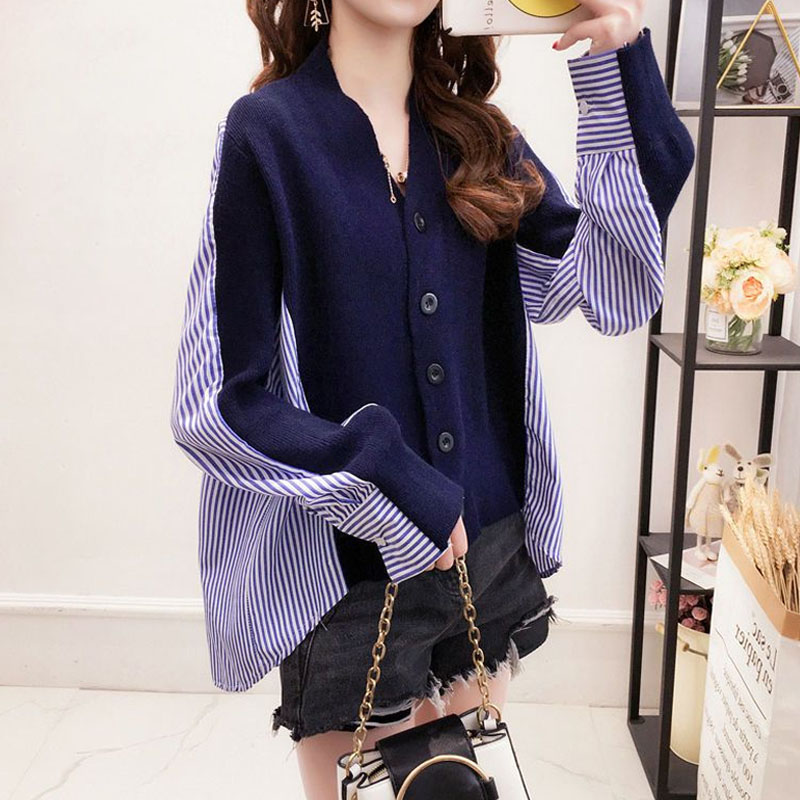 Female Korean Casual V-Neck Kn - Winter Clothing Korean recensie en prijs