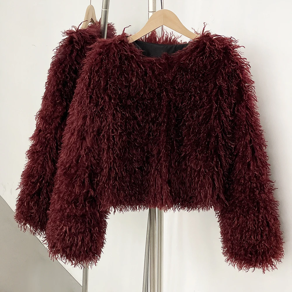 OFTBUY Faux Fur Jacket New Sty - Winter Clothing Manufacturers recensie en prijs