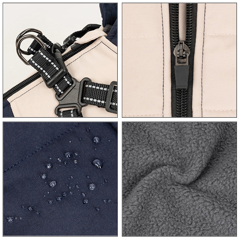 Warm Dog Vest With Built-in Ha - Winter Clothing Line recensie en prijs