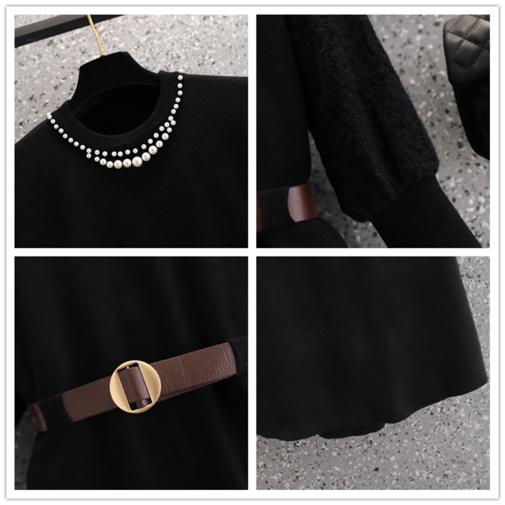 casual Elegant Beading Knit Sp - Winter Clothing Line recensie en prijs