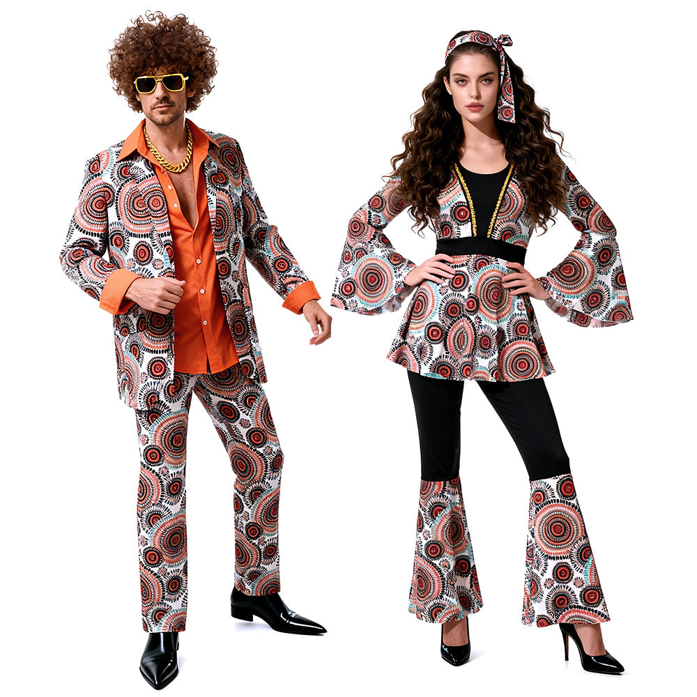 7080S Hippie Couples Costume D - Winter Clothing Manufacturers recensie en prijs