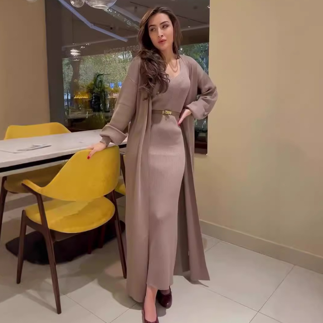 Women Knitted Dress Suit Cardi - Winter Clothing Gear recensie en prijs
