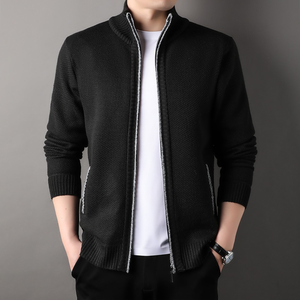 Men's Stand-up Collar Knit Swe - Winter Clothing Uae recensie en prijs