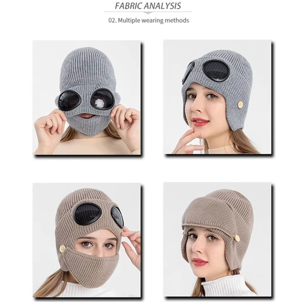 Fleece-lined Warm Woolen Hat w - Winter Clothing Earmuffs recensie en prijs