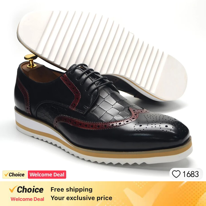 Handmade men shoes luxury bran - Winter Clothing Brands recensie en prijs
