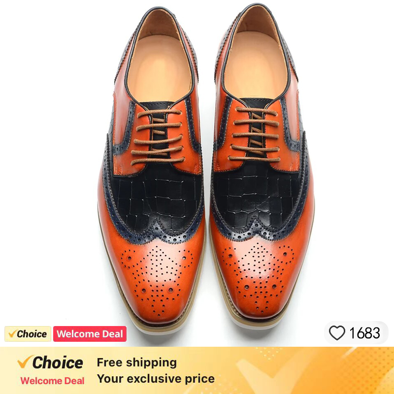 Handmade men shoes luxury bran - Winter Clothing Brands recensie en prijs