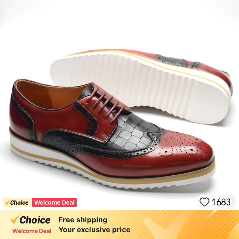 Handmade men shoes luxury bran - Winter Clothing Brands recensie en prijs