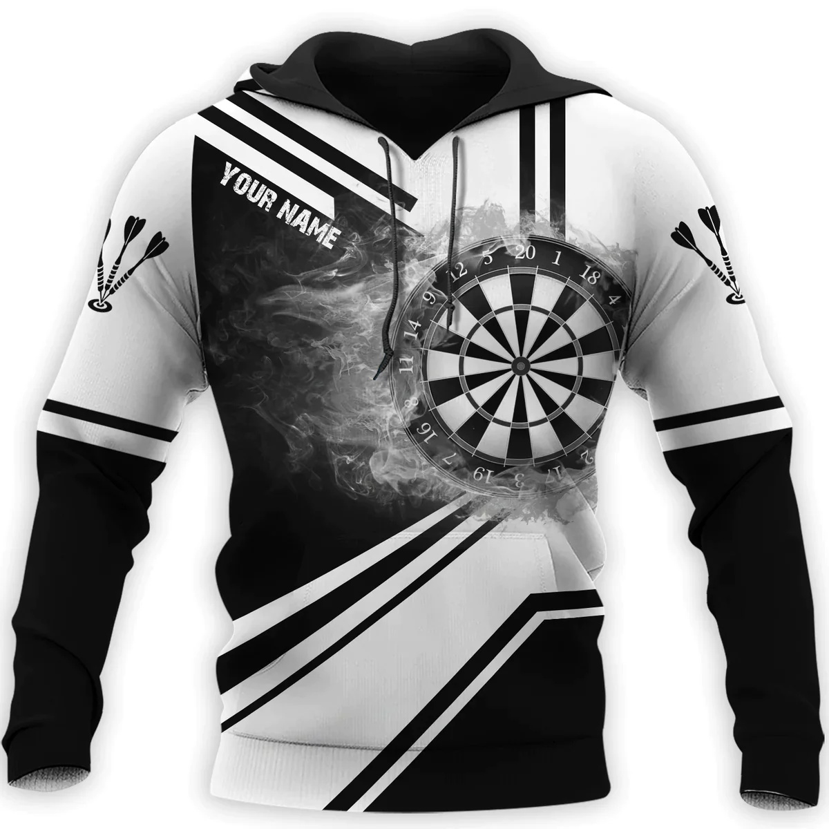 3D Disc Dart Printed Hoodies F - Winter Clothing Name recensie en prijs