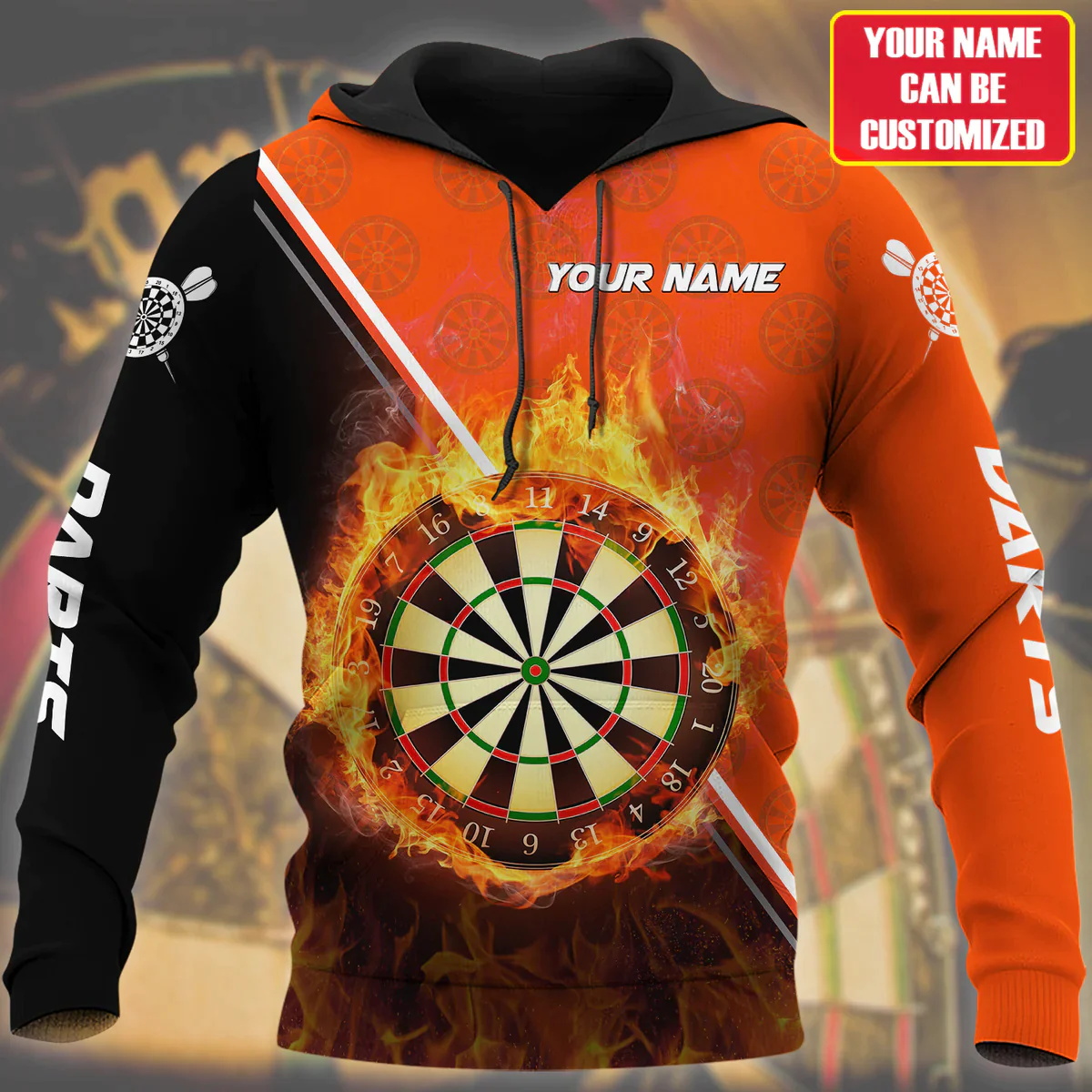 3D Disc Dart Printed Hoodies F - Winter Clothing Name recensie en prijs