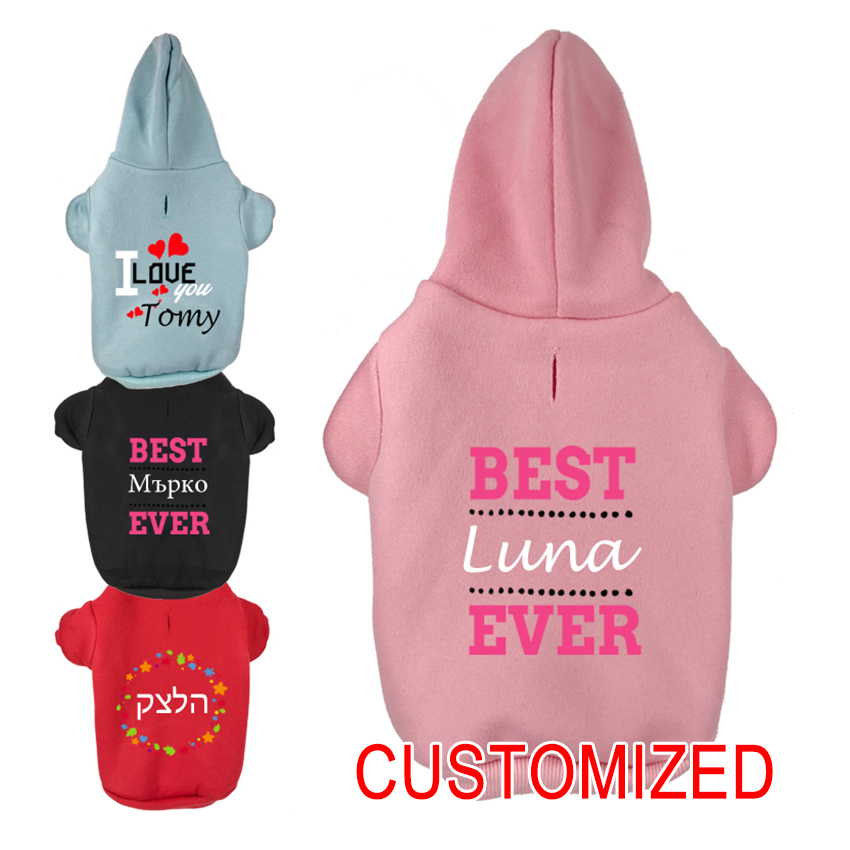 Custom Name Dog Hoodie Persona - Winter Clothing Name recensie en prijs