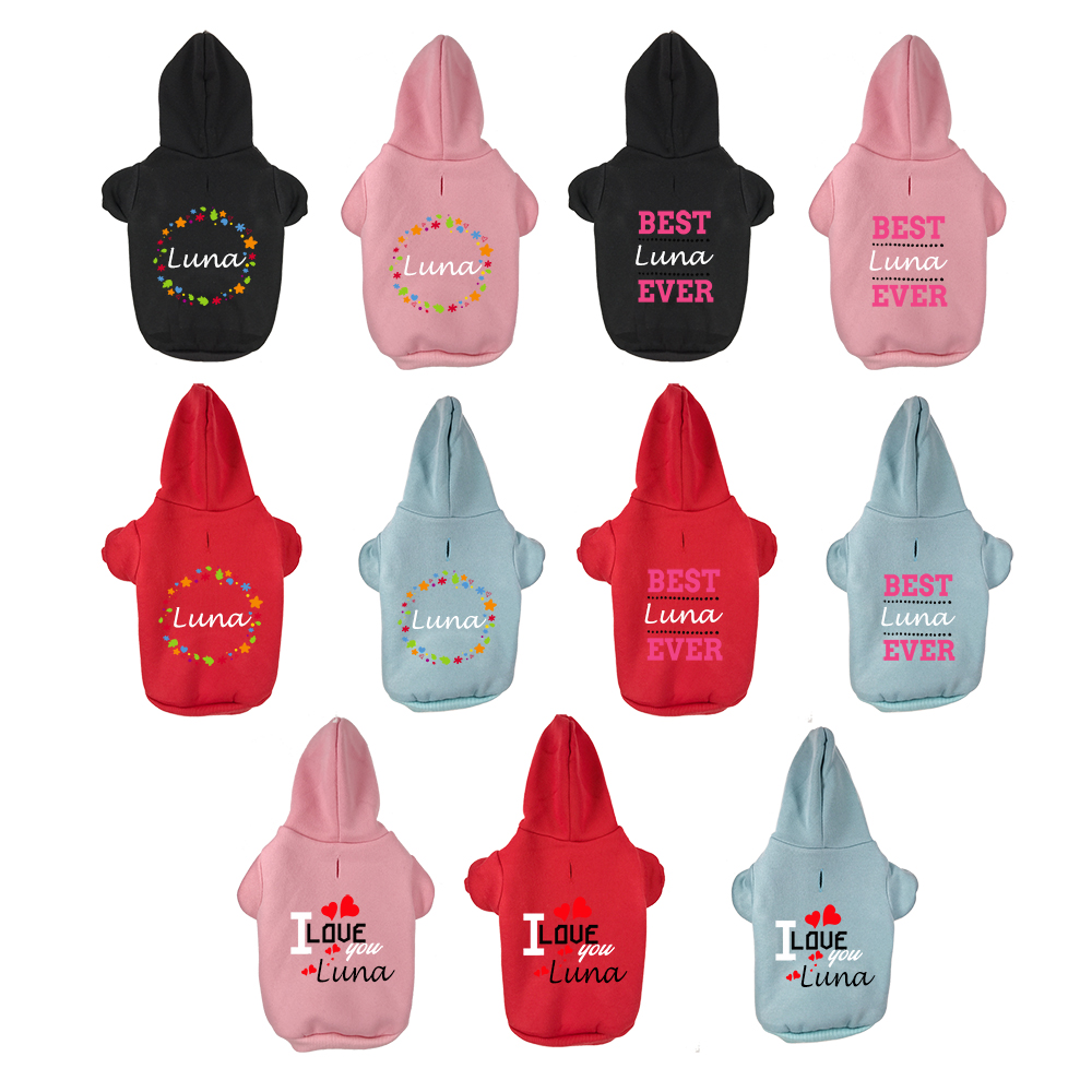 Custom Name Dog Hoodie Persona - Winter Clothing Name recensie en prijs
