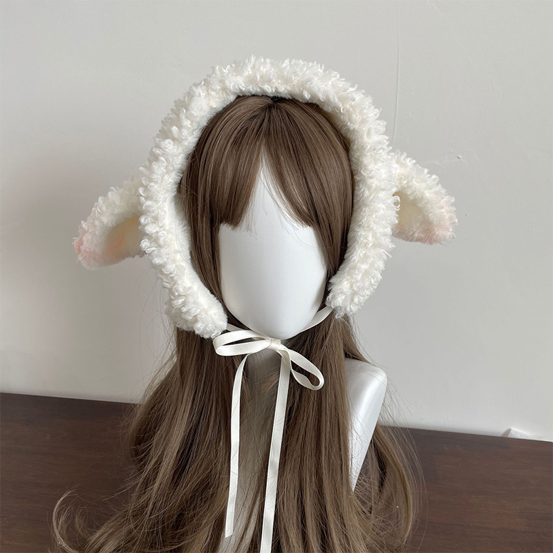 Winter White Plush Sheep Warm  - Winter Clothing Earmuffs recensie en prijs