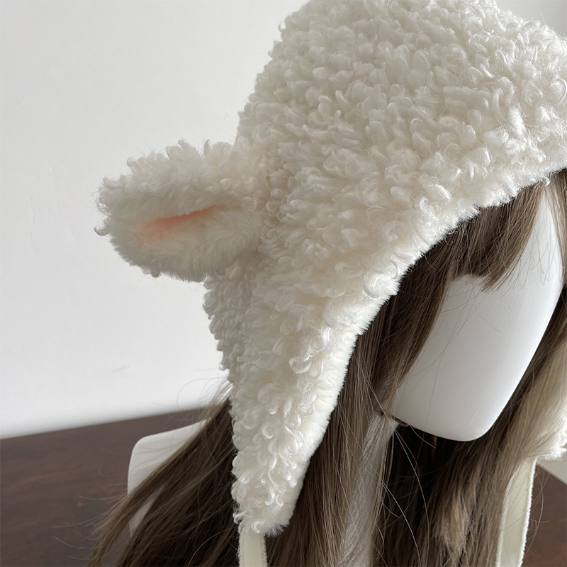 Winter White Plush Sheep Warm  - Winter Clothing Earmuffs recensie en prijs