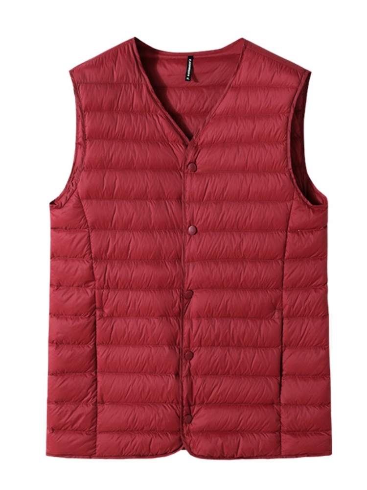 2023 New Winter V-Neck Men's V - Padded Vest Gilet recensie en prijs