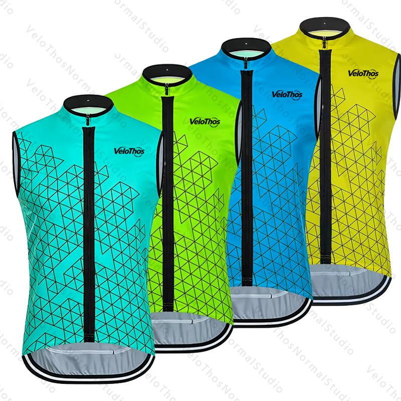 VeloThos Men's Sleeveless Cycl - Padded Vest Gilet recensie en prijs