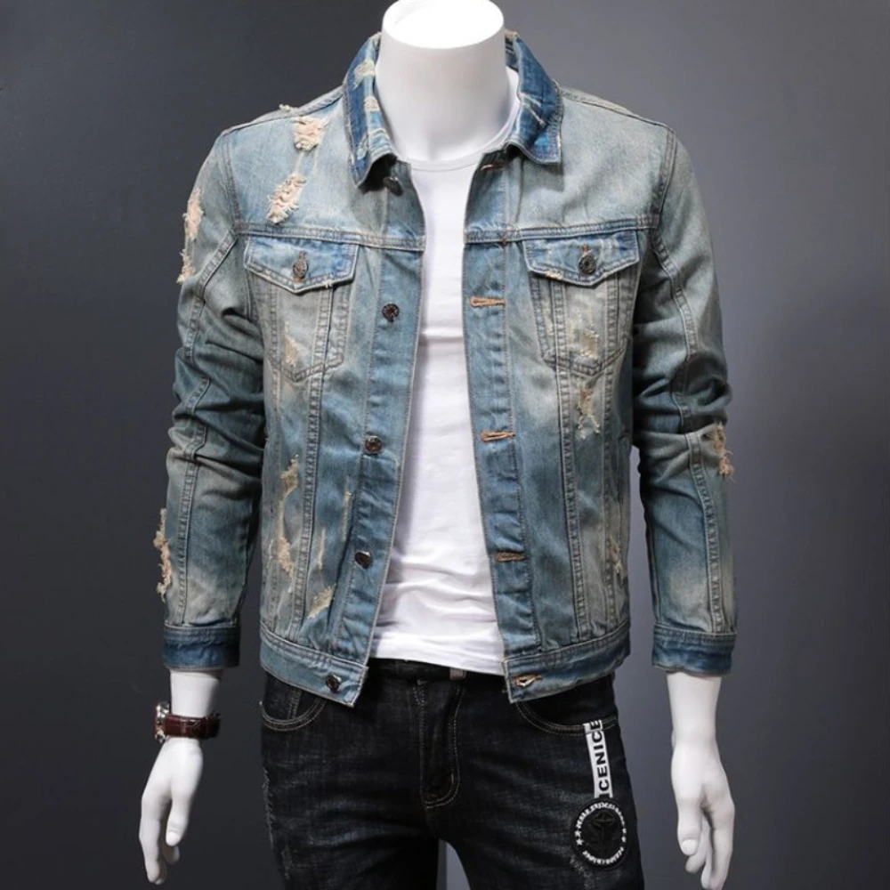 Padded Denim Jackets Man Warm  - Winter Clothing Uae recensie en prijs
