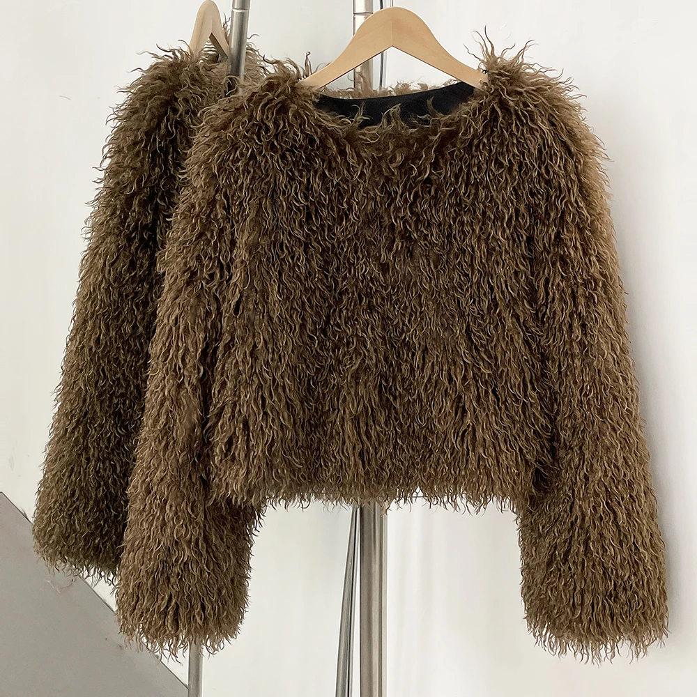 Fur Coat Eco-friendly Winter F - Winter Clothing Manufacturers recensie en prijs