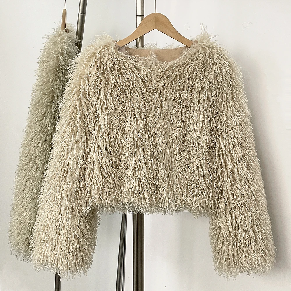 Fur Coat Eco-friendly Winter F - Winter Clothing Manufacturers recensie en prijs