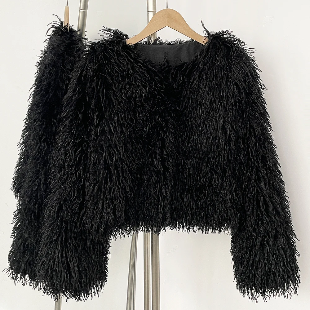 Fur Coat Eco-friendly Winter F - Winter Clothing Manufacturers recensie en prijs