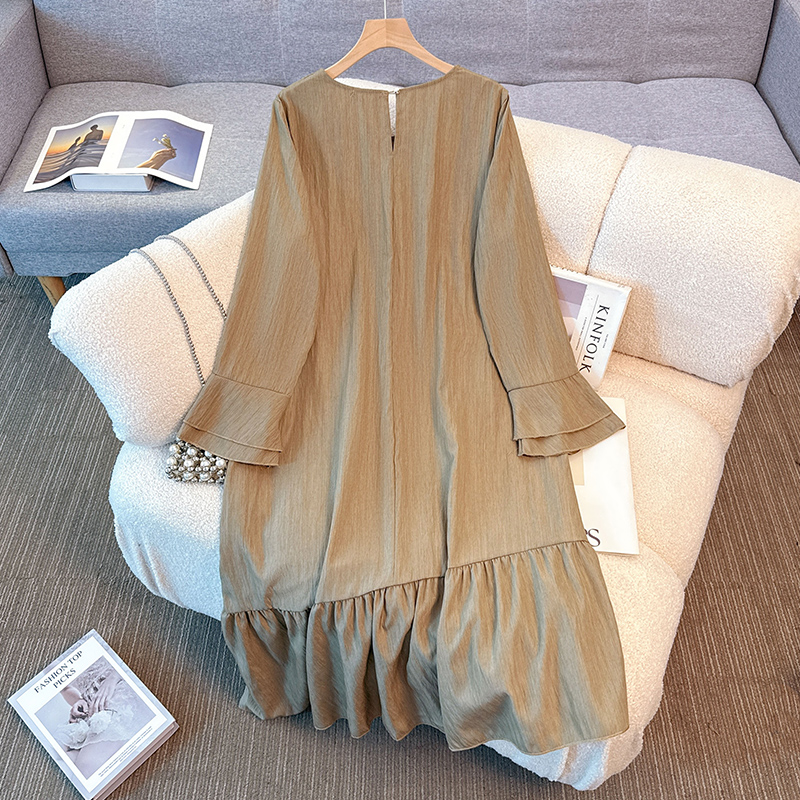 Elegant Vintage O-neck solid l - Winter Clothing Line recensie en prijs