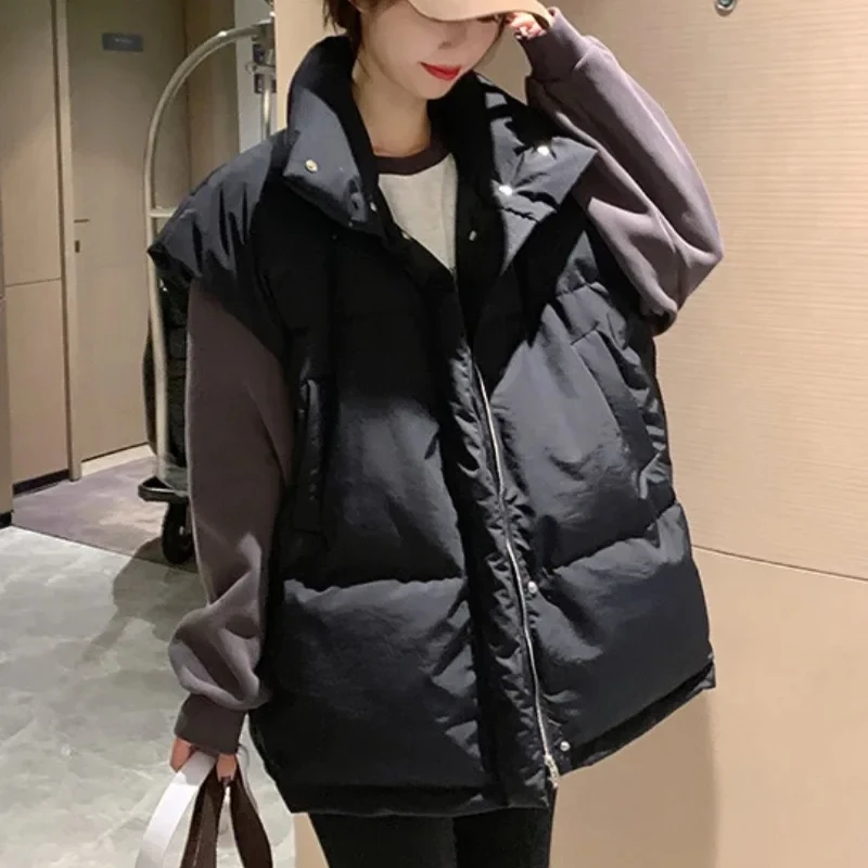 Solid Color Zipper Women's Ves - Padded Vest Gilet recensie en prijs