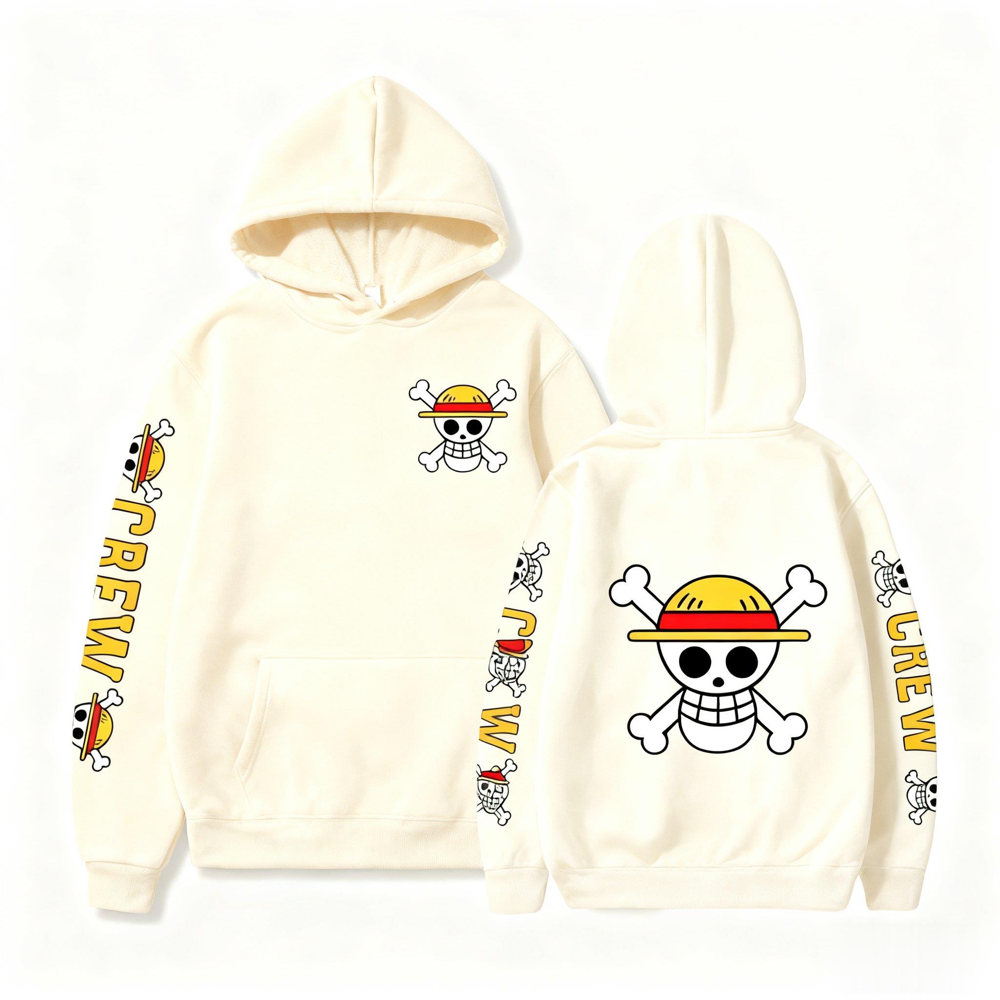 One Piece Skull Print Hoodie M - Winter Clothing Uae recensie en prijs