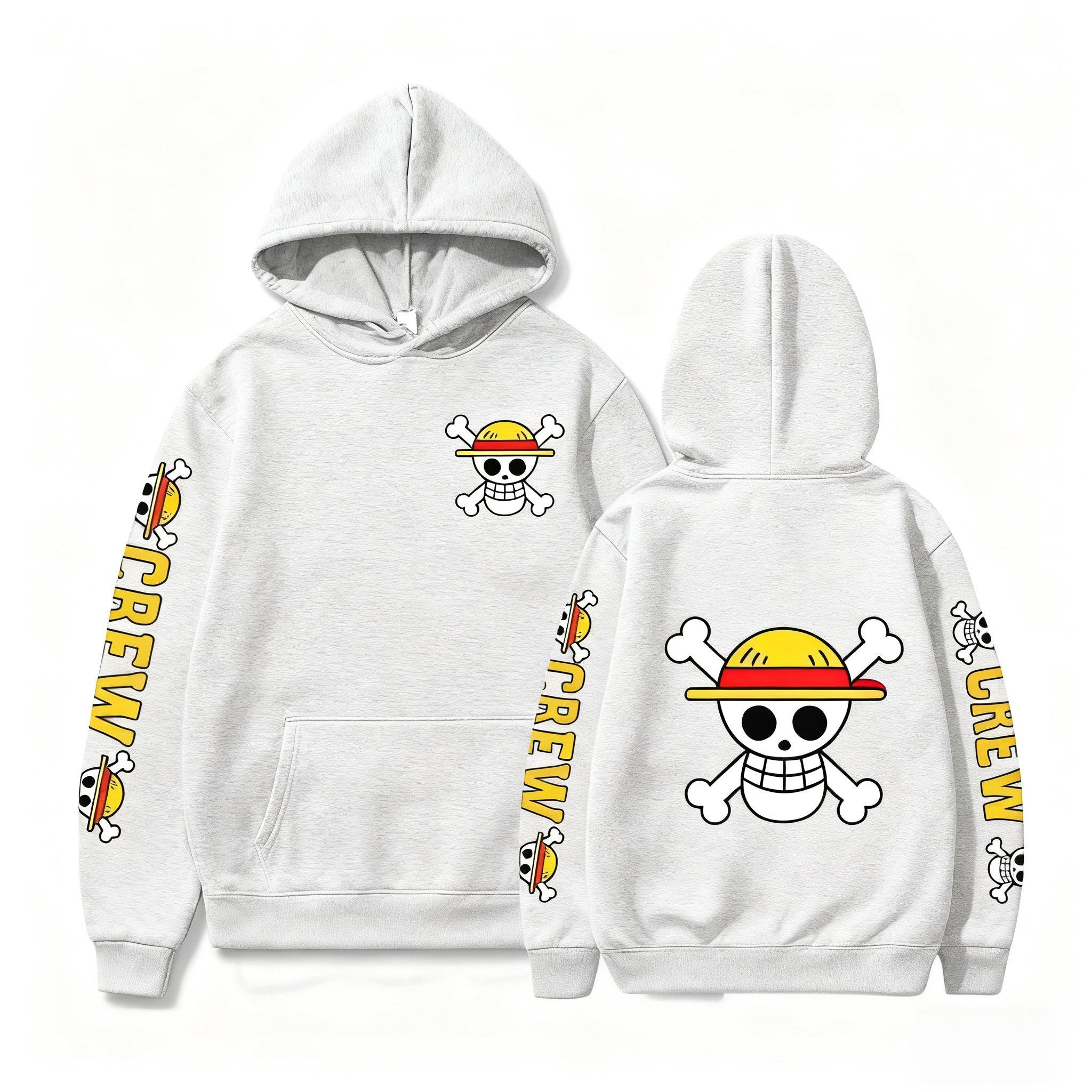 One Piece Skull Print Hoodie M - Winter Clothing Uae recensie en prijs
