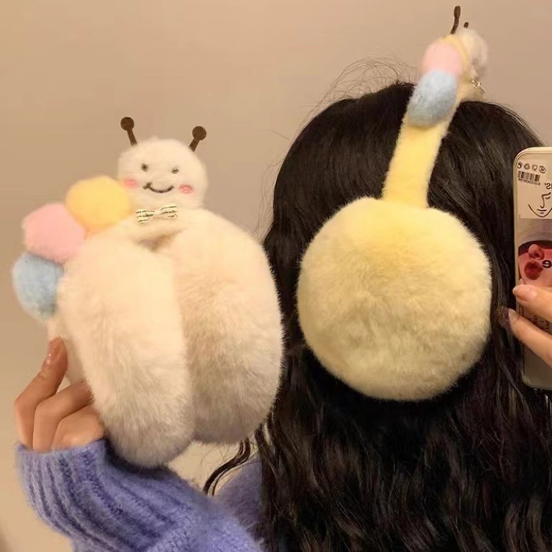 New Cute Funny Plush Caterpill - Winter Clothing Earmuffs recensie en prijs