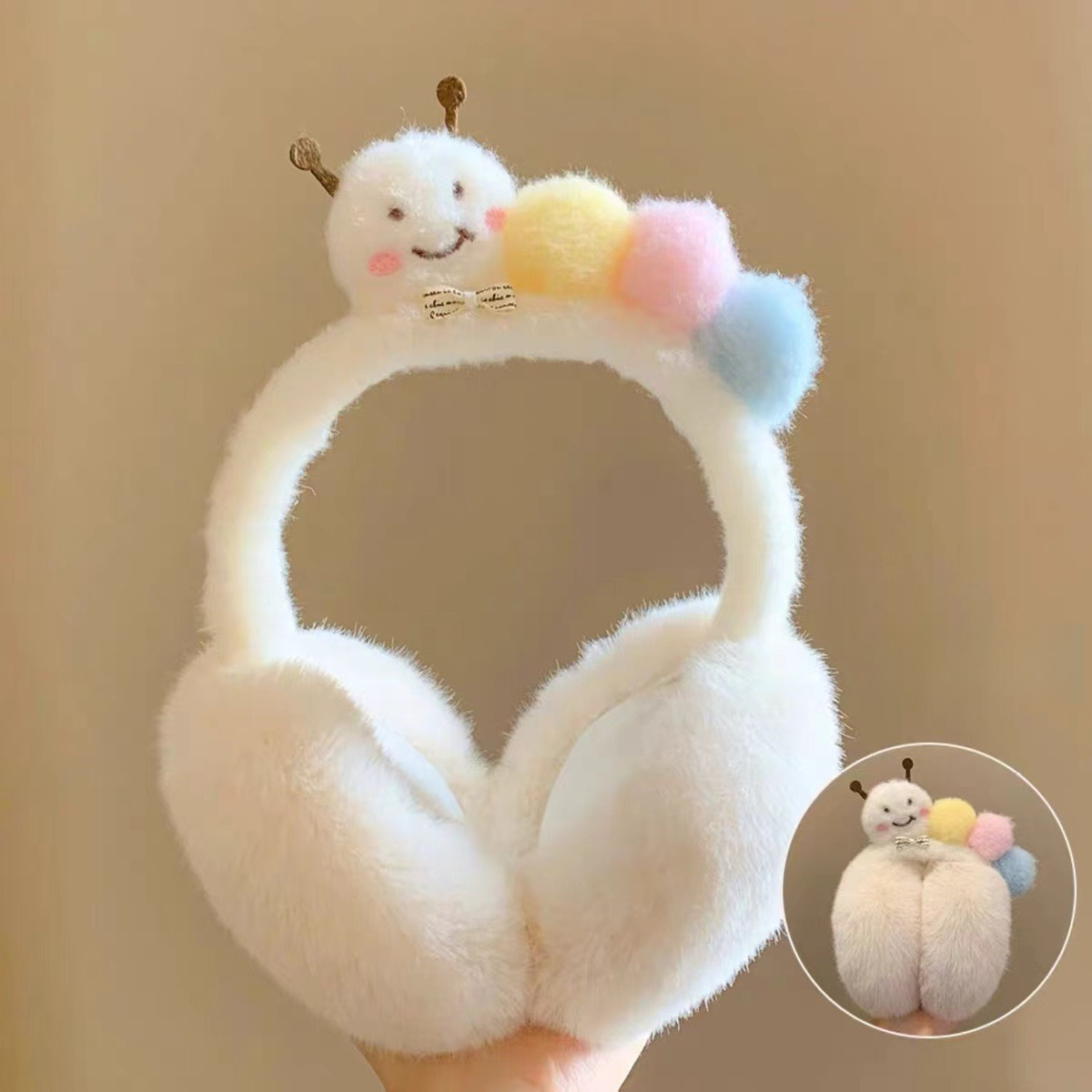 New Cute Funny Plush Caterpill - Winter Clothing Earmuffs recensie en prijs