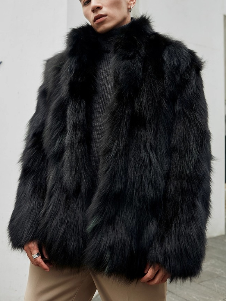 Furry Stand Collar Oversized T - Winter Clothing Uae recensie en prijs
