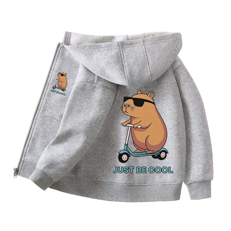Capybara Zipper Hoodies Coats  - Winter Clothing Girls recensie en prijs