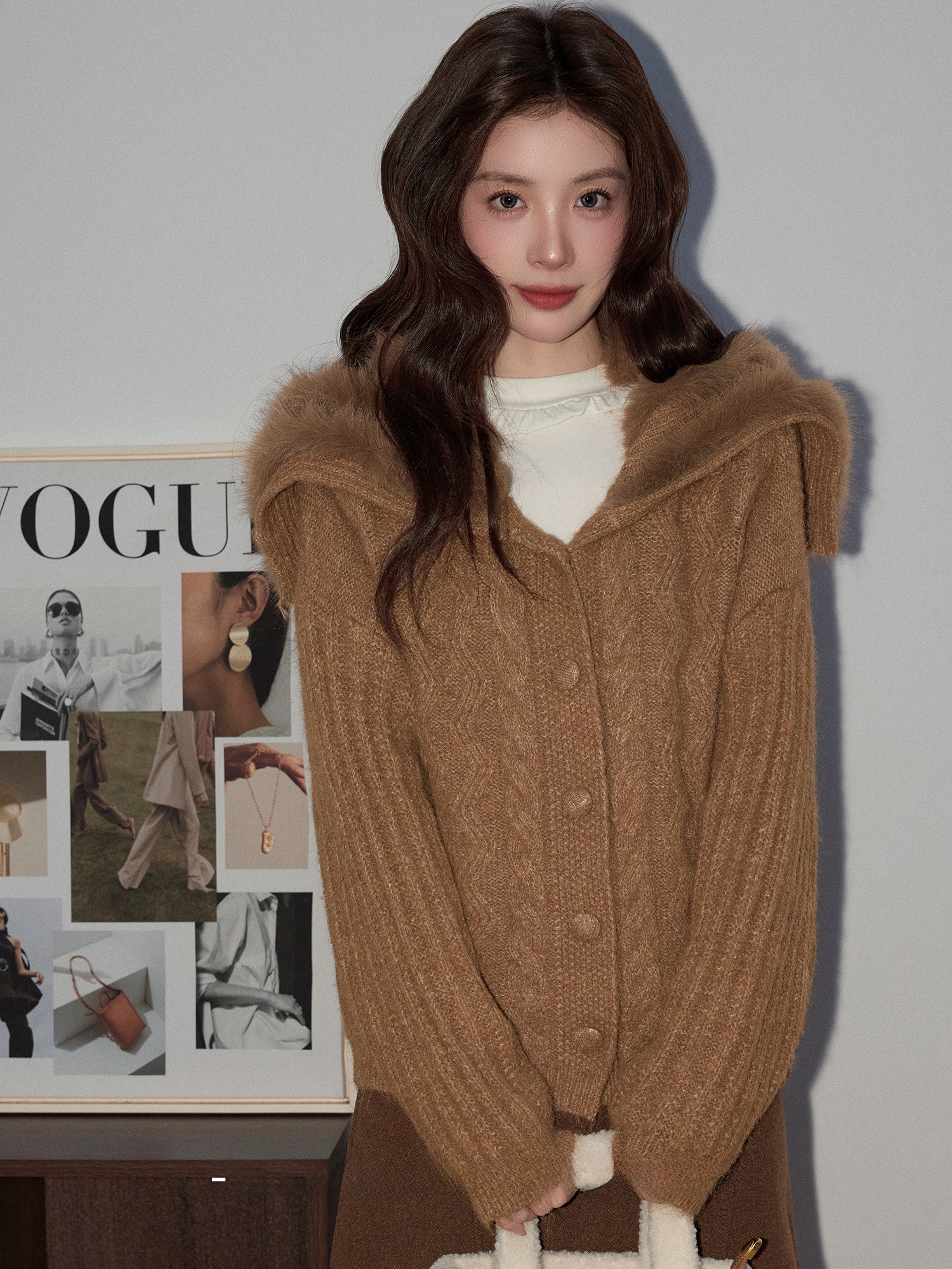 Warm Brown Sweater Coat Women' - Winter Clothing Brands recensie en prijs