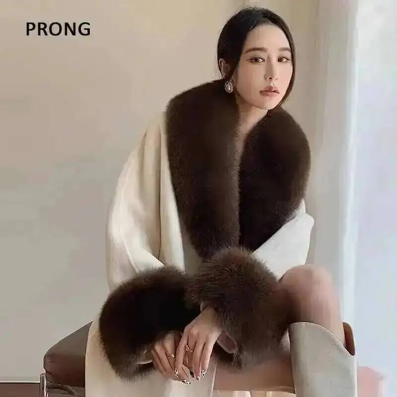 100% Real Fox Fur Collar Winte - Winter Clothing Gear recensie en prijs