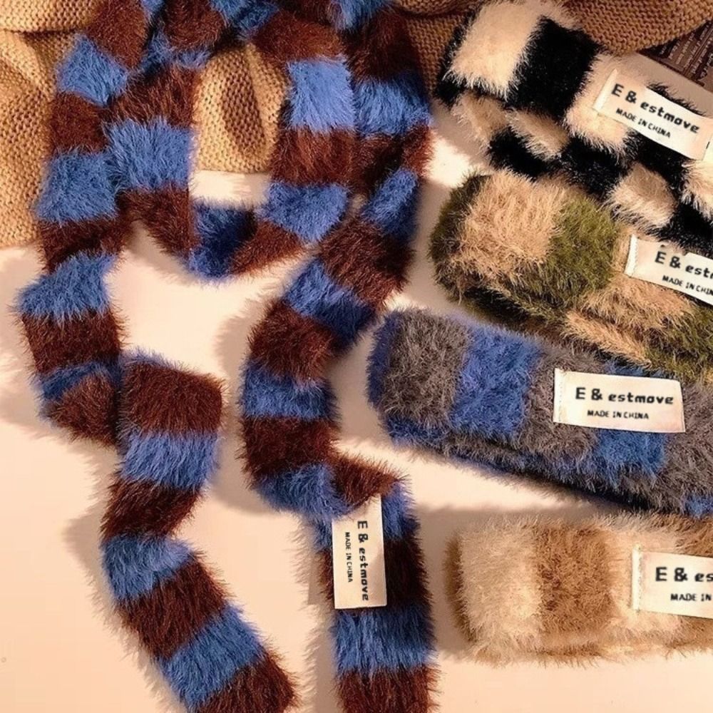 Knitted Y2K Girl Stripe Scarf  - Winter Clothing Girls recensie en prijs