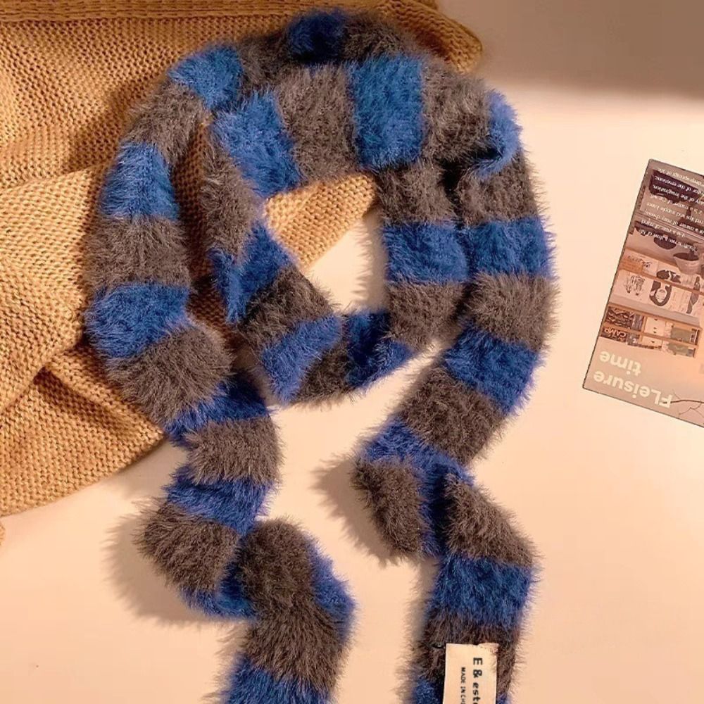 Knitted Y2K Girl Stripe Scarf  - Winter Clothing Girls recensie en prijs