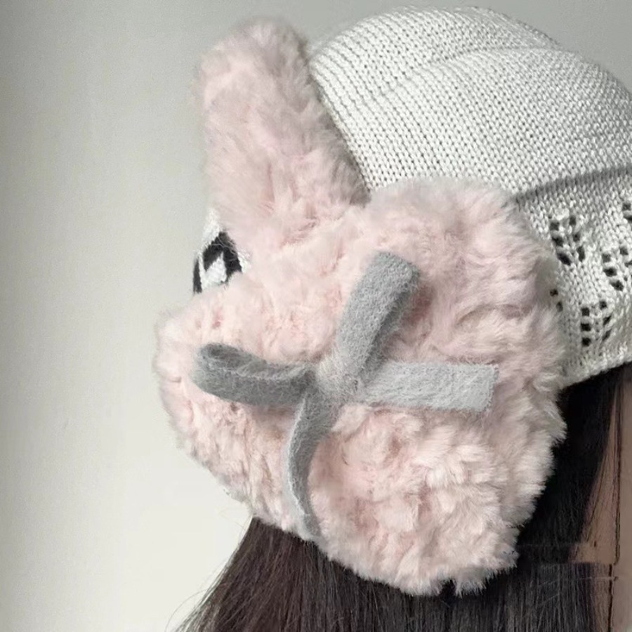 Trendy Bow-knot Ear Muffs Wint - Winter Clothing Earmuffs recensie en prijs