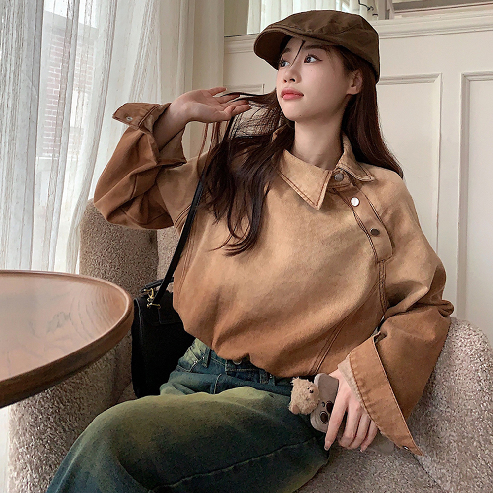 Harajuku Denim Jacket Women's  - Winter Clothing Korean recensie en prijs