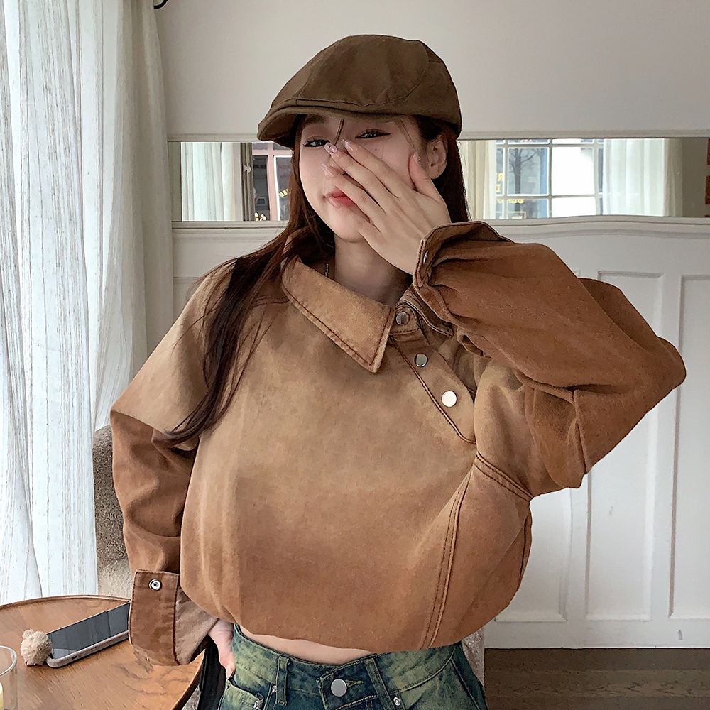 Harajuku Denim Jacket Women's  - Winter Clothing Korean recensie en prijs